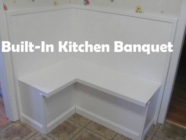 built in kitchen banquet