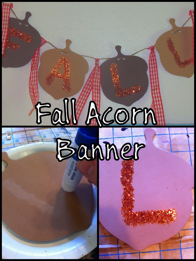 Fall Acorn Banner